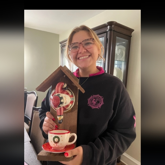 Rustic Wooden Bird Feeder/ Birdhouse Handmade English Tea - Picture 15 of 16